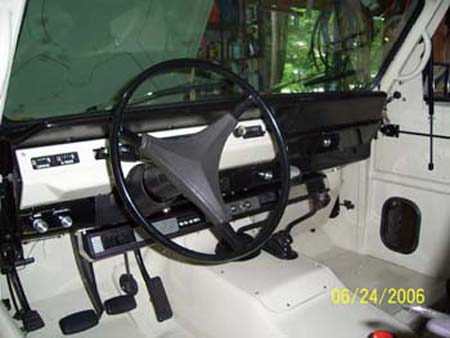 58. Steering wheel in